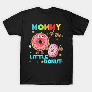 Mommy Of The Little Donut Birthday Shirt Mommy Donut T-Shirt